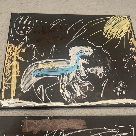 The wild dinosaurs canvas art wall - Picture 5 of 7